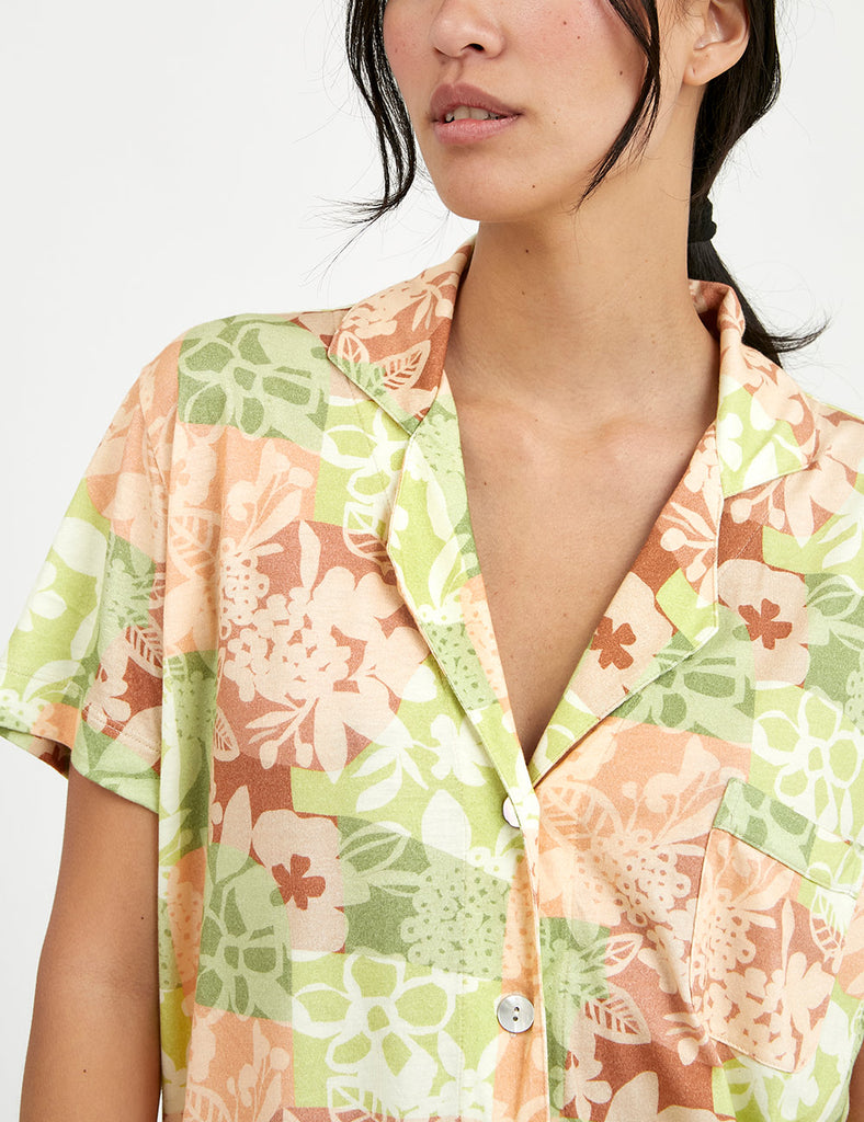 camisola boyfriend Sunset Reef detalle