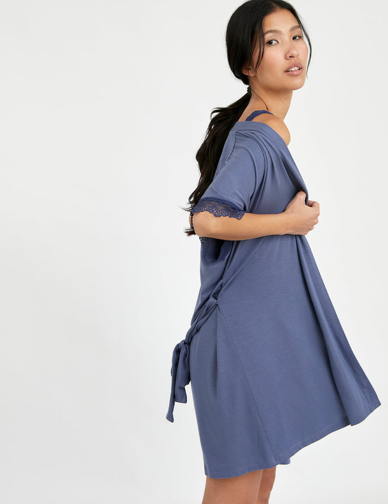 bata pijama bluebell azul 