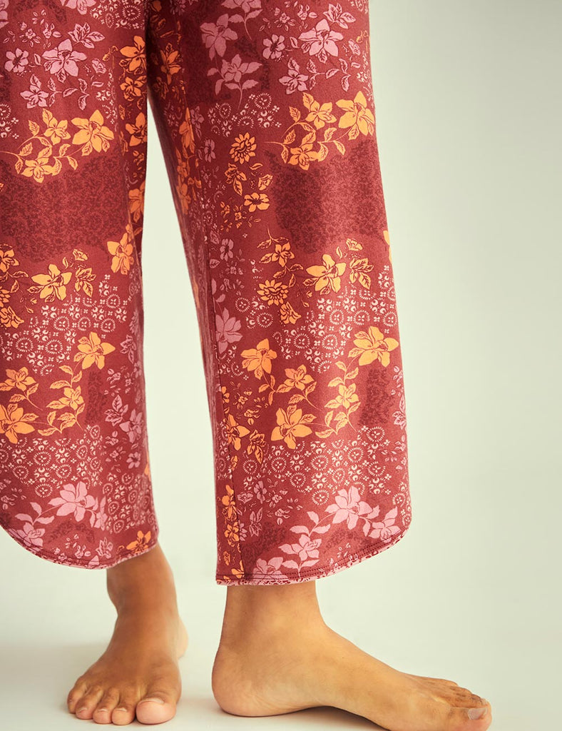 culotte floral fusion pijama algodón pima