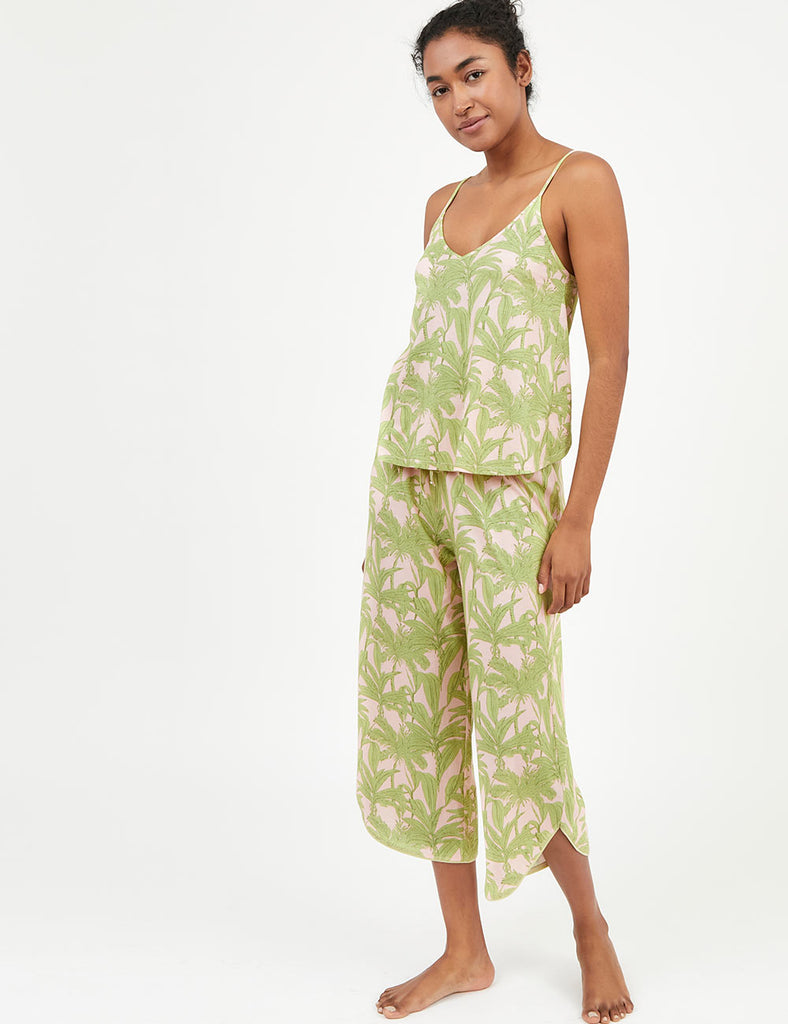 pijama mujer verano palm trees