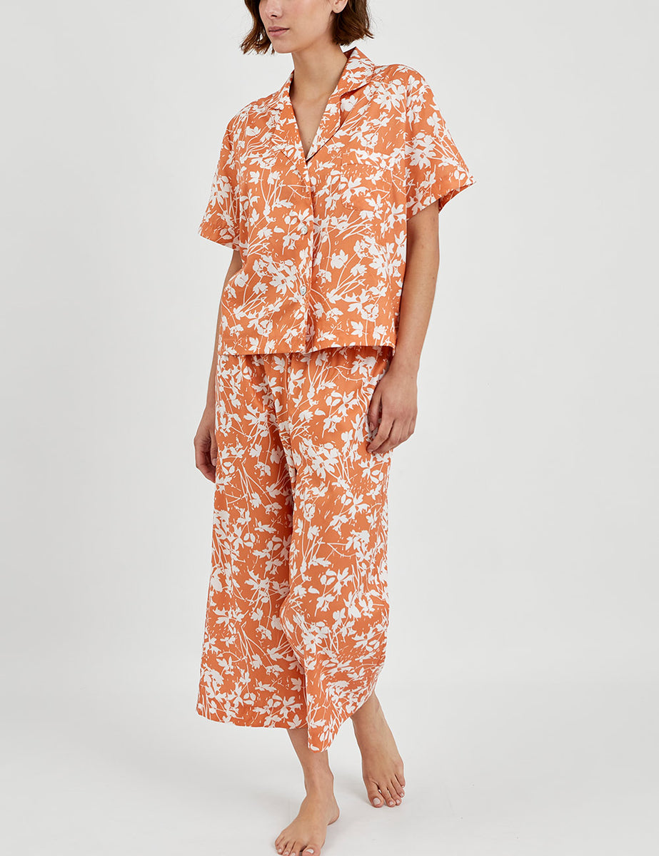 PJ Boyfriend Aria Capri Orange Blossom In Bloom