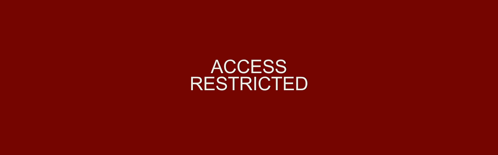 Access Restricted — In Bloom