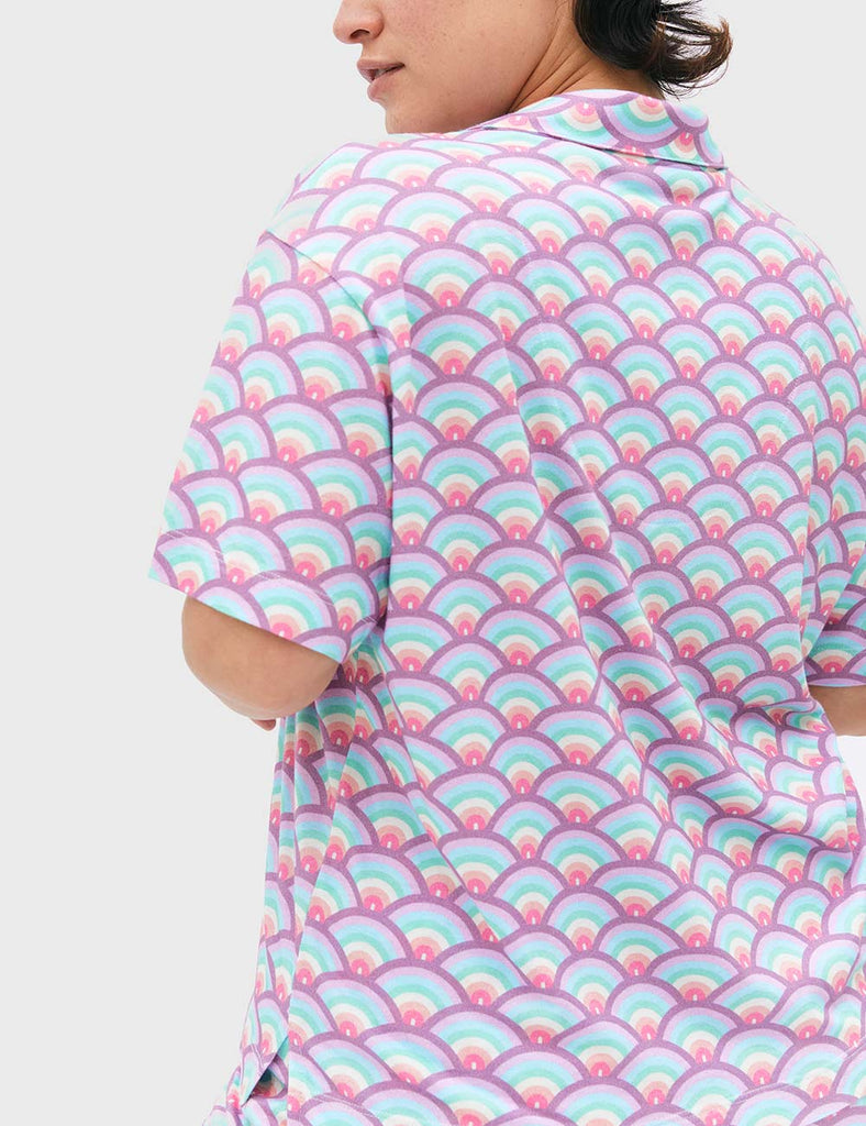 pijama para mujer espalda arcoiris butrich algodón verano
